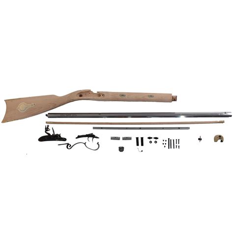 Traditions Mountain Rifle Flintlock .50 Caliber Build It Yourself Muzzleloader Kit - 670418 ...