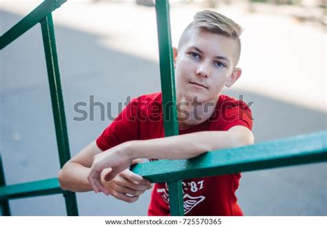 Portrait Young Boy Pimples On Face Stock Photo 725570365 | Shutterstock