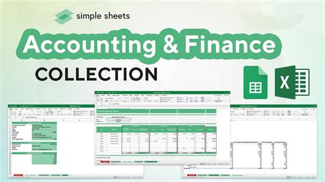 Accounting + Finance Excel & Google Sheets Templates