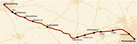 The Keystone Corridor, Philadelphia to Harrisburg Source: U.S.... | Download Scientific Diagram