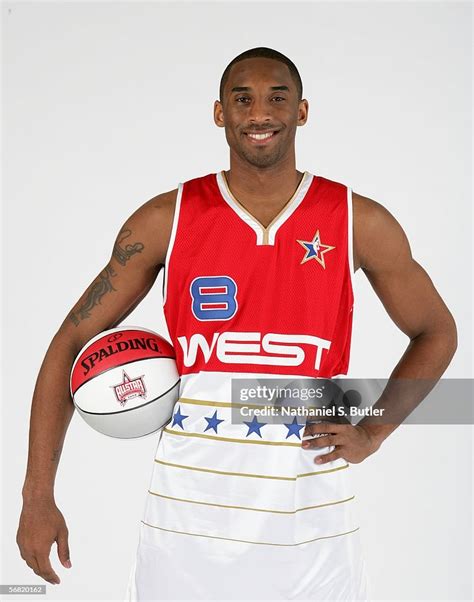 Kobe Bryant of the Los Angeles Lakers poses in his 2006 NBA All-Star ...