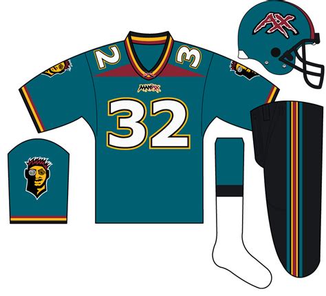 Memphis Maniax Home Uniform - XFL (XFL) - Chris Creamer's Sports Logos Page - SportsLogos.Net