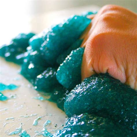 How to Make Non Toxic Slime. Only TWO Ingredients. NO Borax. - Clean Eating with kids