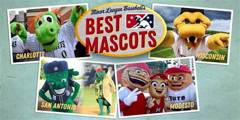 Best mascots in Minor League Baseball