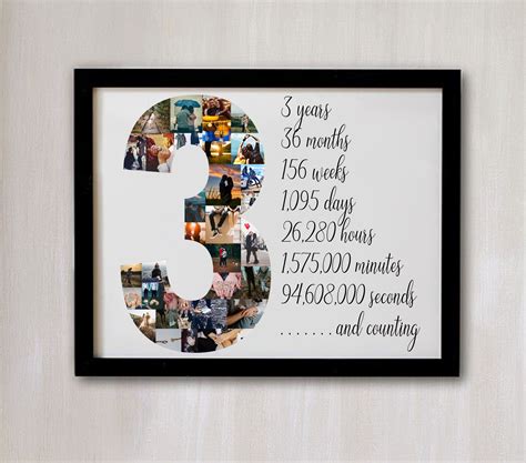 Personalize 3rd Anniversary Gift Anniversary Gift for Him - Etsy | 3rd ...