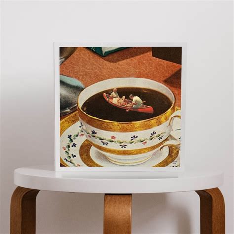 Vintage Coffee Art Print Vintage Coffee Decor Vintage - Etsy