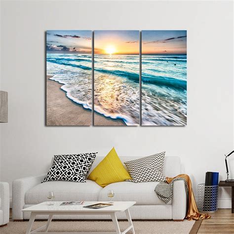 Sunrise in Tulum Multi Panel Canvas Wall Art | Beach canvas wall art, Canvas wall art, Beach ...