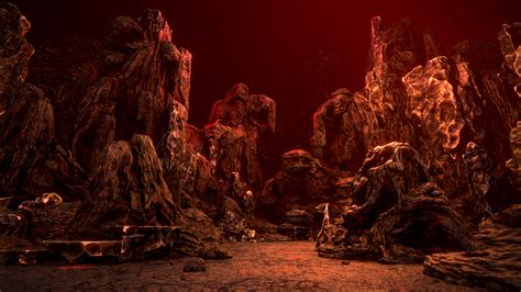 ArtStation - Hell landscape | Game Assets