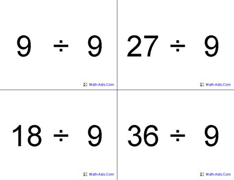 Flash Cards | Math Flash Cards