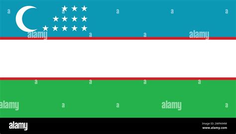 National Flag of Uzbekistan, Uzbekistan sign, Uzbekistan Flag Stock ...