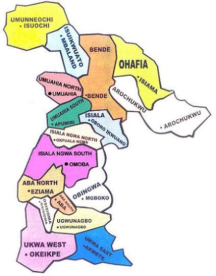 Map of Abia State, Nigeria. | Download Scientific Diagram