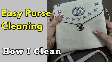 How to clean leather purse at home / Easy Purse Cleaning – Demo ...