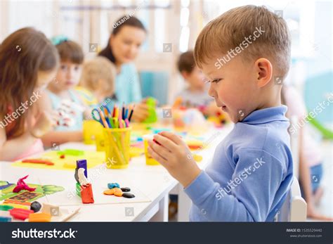 Child Boy Group Kids Working Colorful Stock Photo 1535529440 | Shutterstock