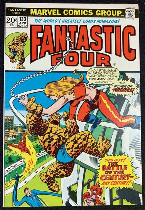 | Fantastic Four (1961) #133 VF- (7.5) Vs Thundra