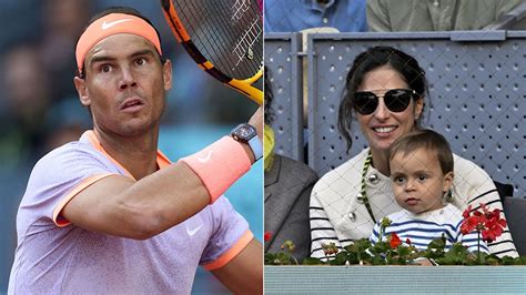 Rafael Nadal's mini-me son Rafael Jr supports dad at Madrid Open ...