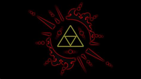 Yellow triangle logo, The Legend of Zelda, Triforce HD wallpaper | Wallpaper Flare