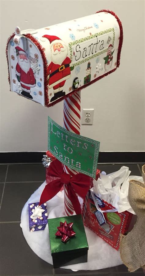 DIY ~ Our home made Santa's mailbox this year | Christmas decor diy, Office christmas, Christmas ...