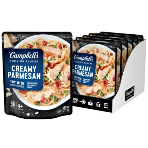 Campbell's® Cooking Sauces Creamy Parmesan Sauce Pouch, 6 ct / 11 oz ...