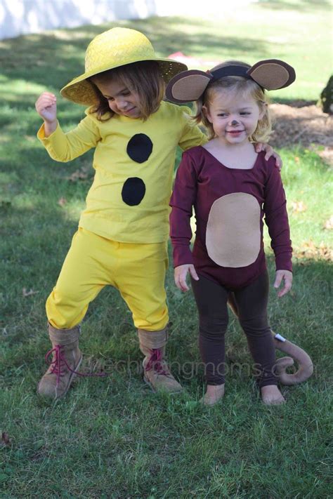 DIY Halloween Costumes: Curious George & The Man With The Yellow Hat ...