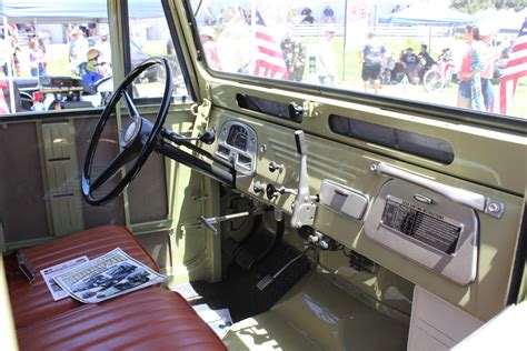 Inside a Toyota Land Cruiser J40