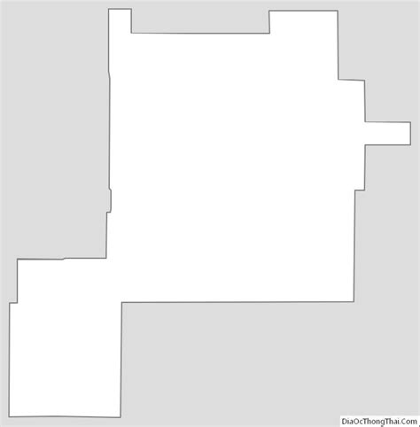 Map of Chaves County, New Mexico - Thong Thai Real