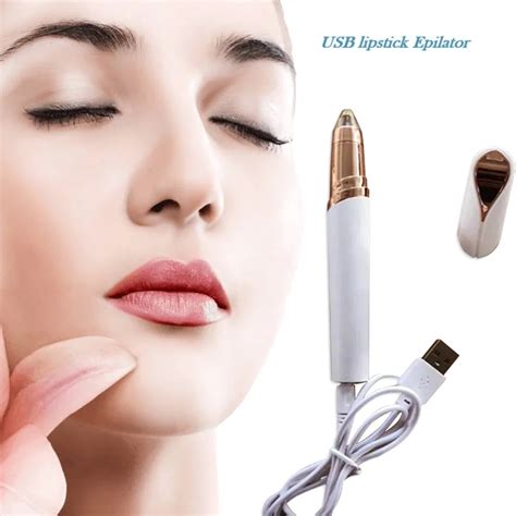 USB cable Portable Size Brows Electric Eyebrow Remover Shaver Painless Hair Remover Face Brow ...