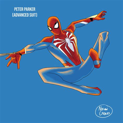 Peter Parker (Advanced Suit) PS5 by NathanGravesArt on DeviantArt