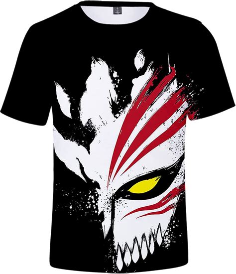 CHFFang Teenagers Bleach Anime T-Shirt 3D Digital Printed Novelty Tee ...