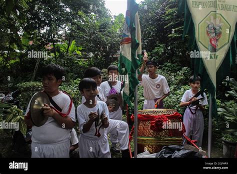 The picture show Kilin Barongsai (lion dance) during the ritual bath ahead of welcoming the ...