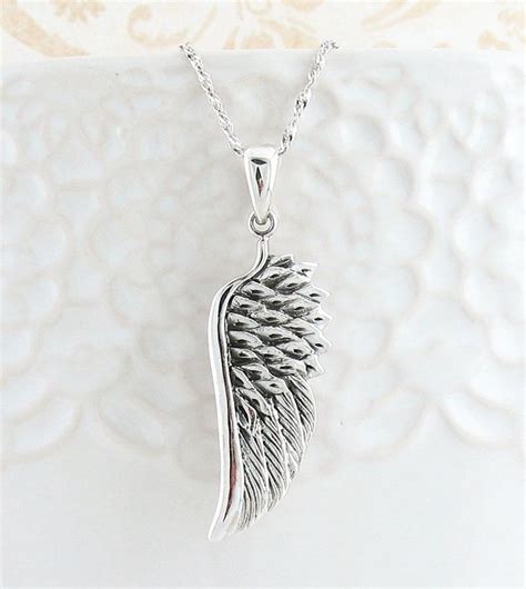 Splendid Angel Wing Pendant in Sterling Silver | FREE Shipping in USA – woot & hammy