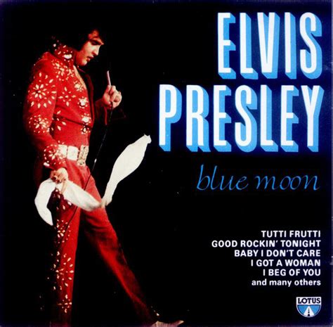 Elvis Presley - Blue Moon (1990, CD) | Discogs