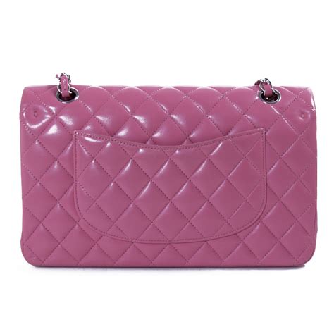 Chanel Pink Quilted Leather Medium Flap Bag