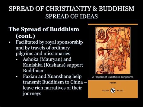 SPREAD OF CHRISTIANITY & BUDDHISM - ppt download