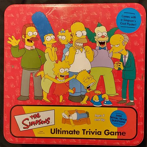 The Simpsons Ultimate Trivia Game, Homer's Trivia Game, Bart's Trivia ...