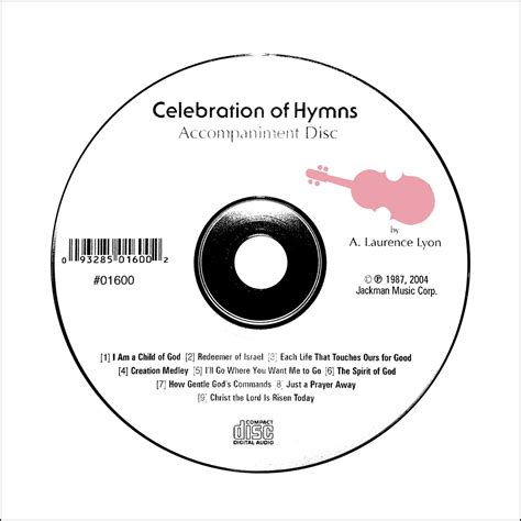 Celebration of Hymns - CD accompaniment — Jackman Music