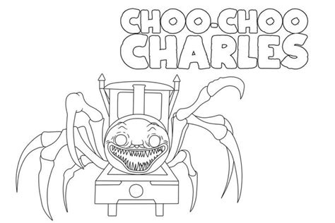 Choo-Choo Charles coloring pages for kids | Ausmalbilder, Malvorlagen für kinder, Ausmalbilder ...