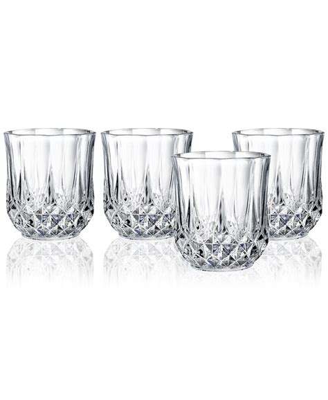 Longchamp Cristal D’Arques Set of 4 Double Old Fashioned Glasses & Reviews - Glassware ...