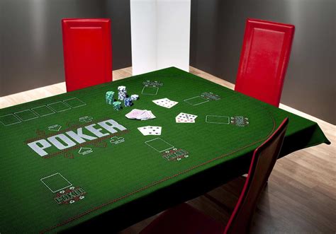 Rectangular Poker Table Cloth green - PokerProductos.com