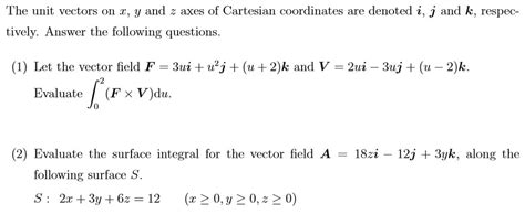 Vector analysis questions - Mathematics Stack Exchange