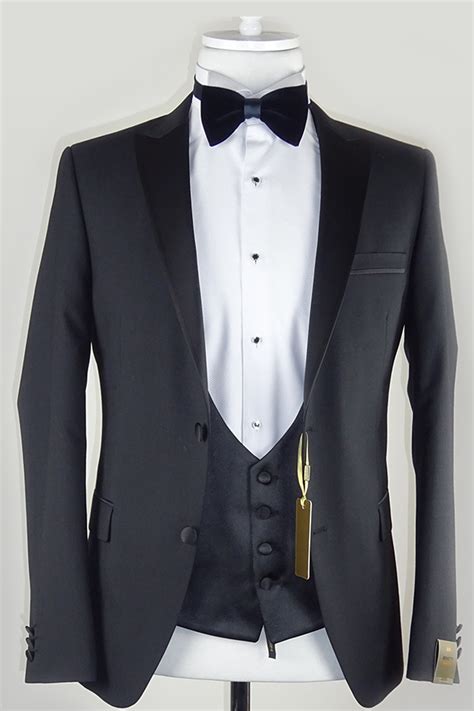 Black Tuxedo Peak Lapel - Tom Murphy's Formal and Menswear