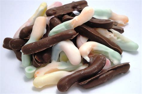 Chocolate-covered Sour Gummy Worms