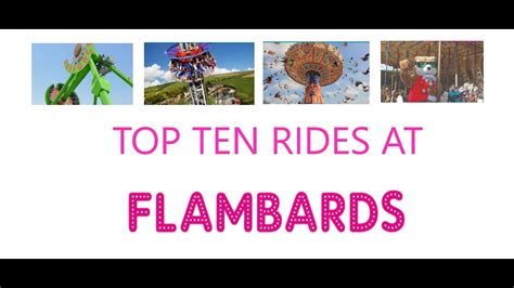 Top 10 Rides at Flambards Theme Park | 2023 - YouTube