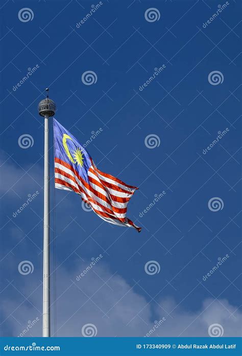 Malaysia Flag, Jalur Gemilang Stock Image - Image of jalur, celebrate ...