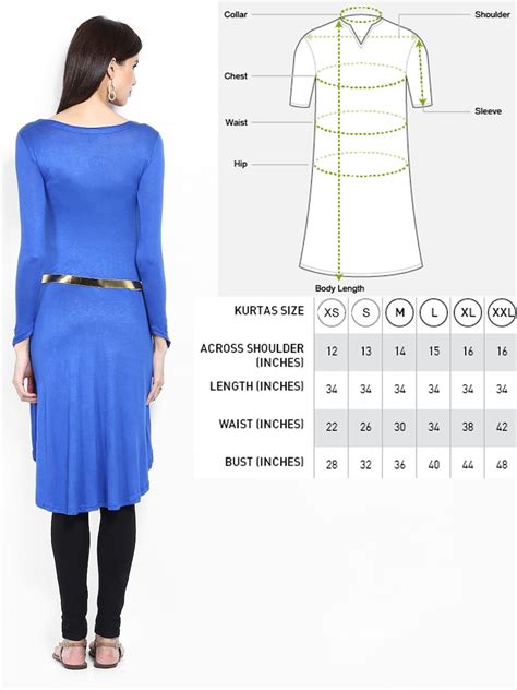 Buy Women Blue Kurta size Chart is Available in Last Image Online in India - Etsy