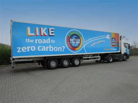 Aldi tests all-electric refrigerated trailer