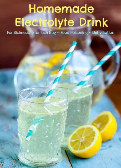 Homemade Electrolyte Drink - Prevent Dehydration, Electrolyte Imbalance - HelpHerself.com