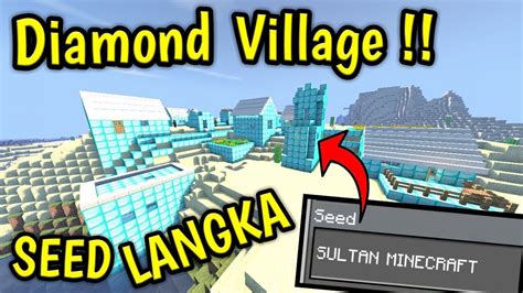 COBA SEED DIAMOND VILLAGE DI MINECRAFT - SEED LANGKA & RAHASIA - YouTube