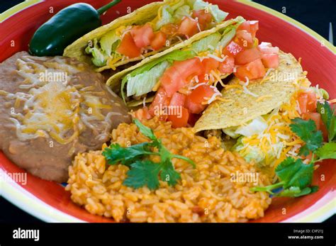 mexican rice and refried beans