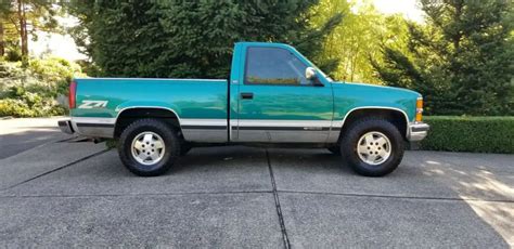 1994 Chevrolet Silverado 1500 K1500 Z71 4x4 Short Wide Bed CLEAN Rare ...