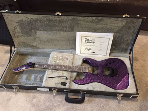 ESP KH-2 Kirk Hammett Signature Purple Sparkle | Reverb